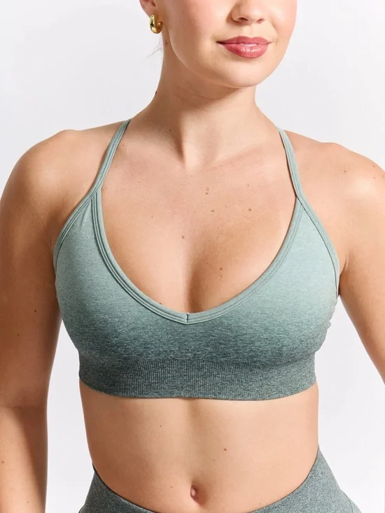Buff bunny Plunge Seamless Sports Bra - Picture 1 of 4